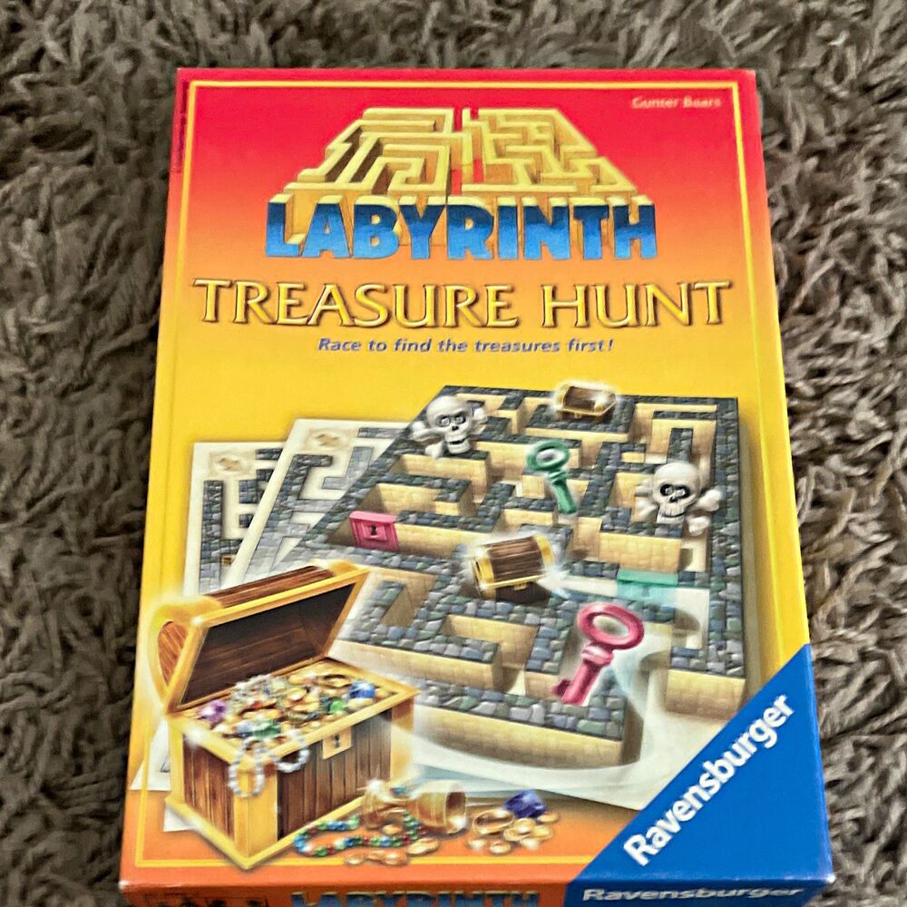 Ravensburger Labyrinth Treasure Hunt Board Game 2006 Cards 2-4 Players Age 7+